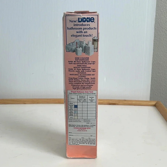 Dixie Cups Bathroom Paper Cup 100 CT 3oz Assorted Designs Sealed - Picture 3 of 3